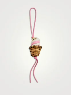 Loewe x Paula's Ibiza Ice Cream Leather Bag Charm
