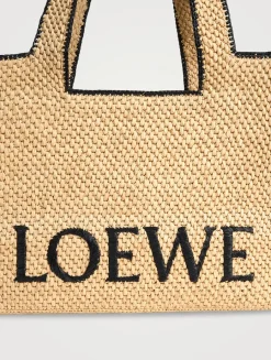 Loewe x Paula’s Ibiza Large Raffia Tote Bag