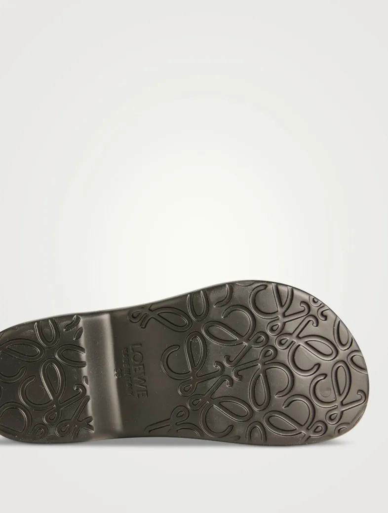 Loewe x Paula's Ibiza Pebble Foam Slide Sandals