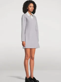 Long-Sleeve Polo Dress