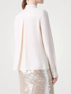 Long-Sleeve Shirt With 3D Anemone Appliqué