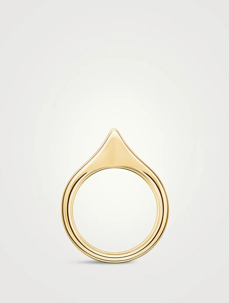 LU 18K Gold Diamond Band