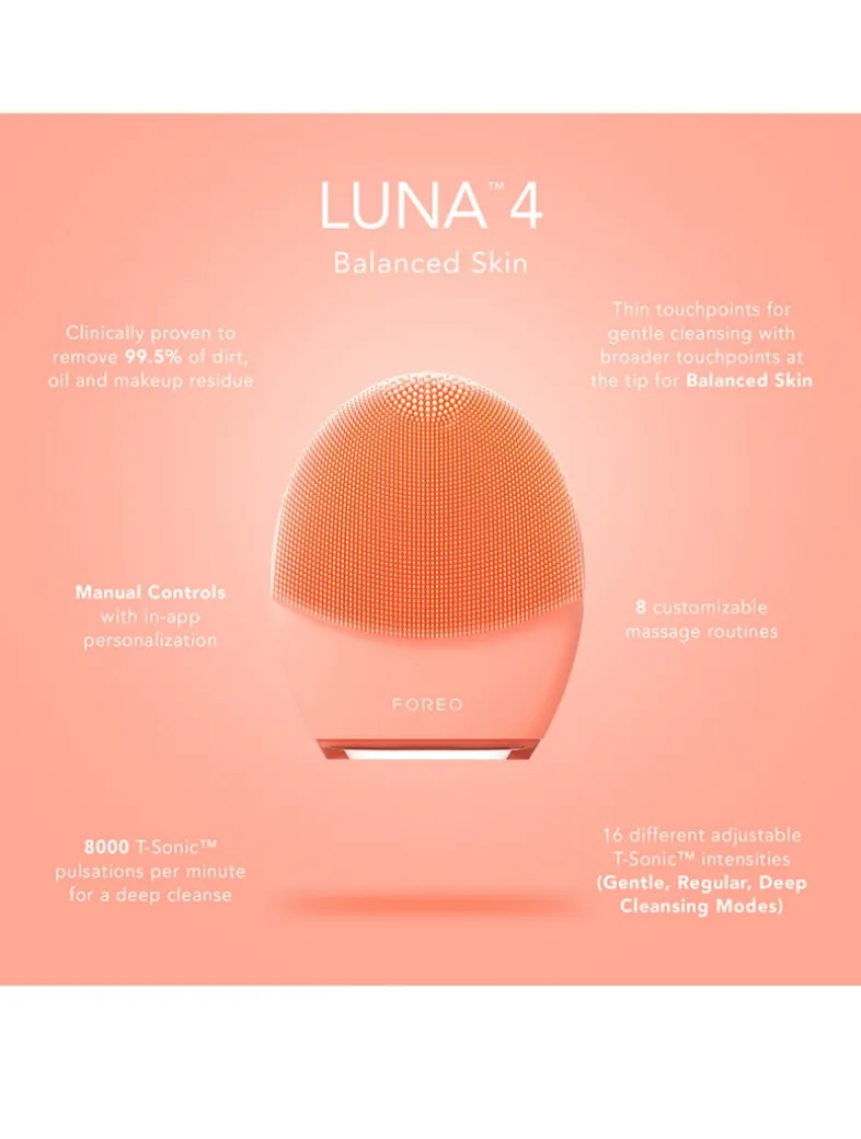 LUNA™ 4 Facial Cleansing & Firming Massage for Balanced Skin