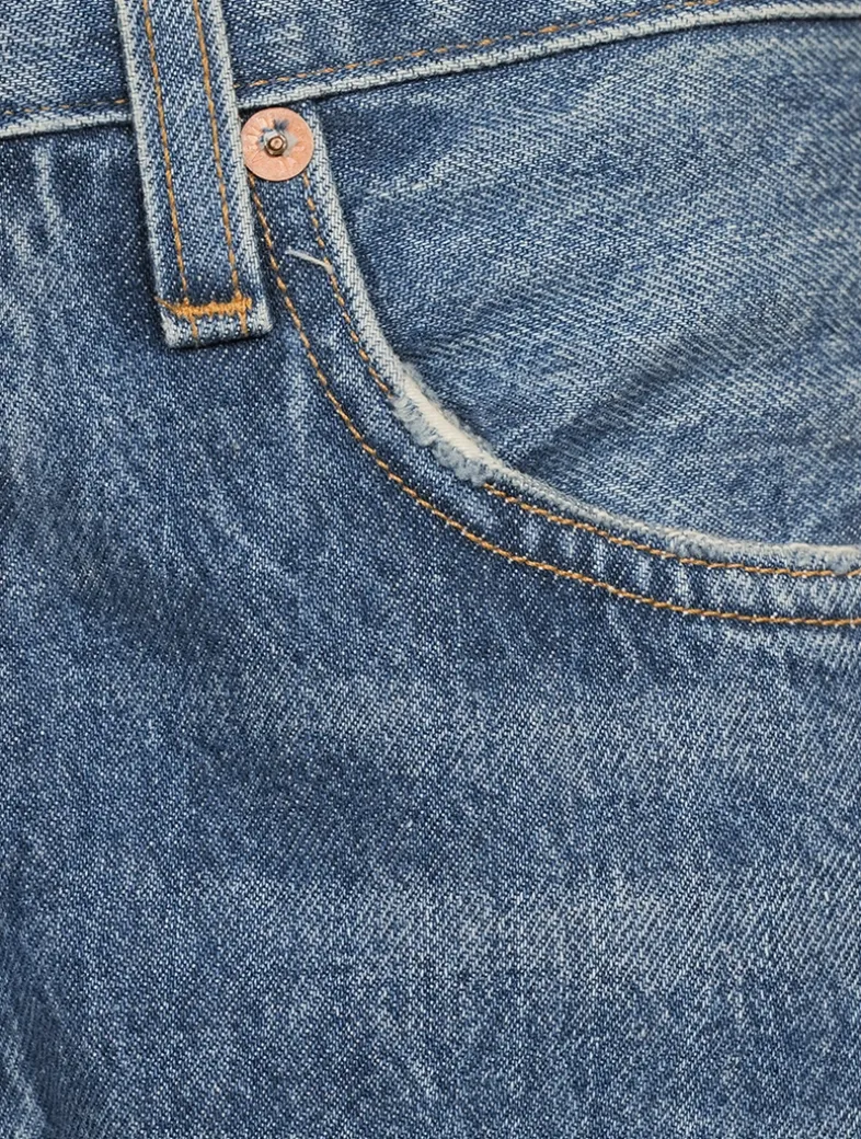 Luna Pieced Barrel-Leg Jeans