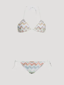 Lurex Crochet Bikini Set