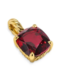 Marbella Pendant In 18k Yellow Gold With Amethyst, 12mm