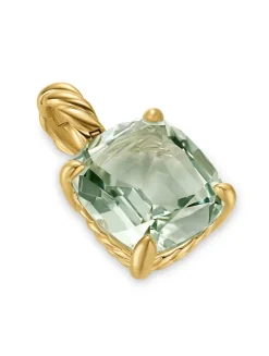Marbella Pendant In 18k Yellow Gold With Amethyst, 12mm