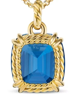 Marbella Pendant In 18k Yellow Gold With Amethyst, 22mm