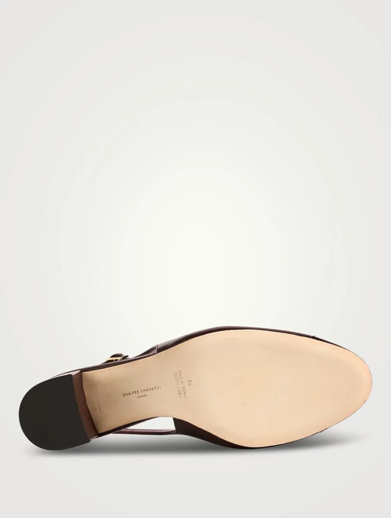 Mattia Leather Slingback Pumps