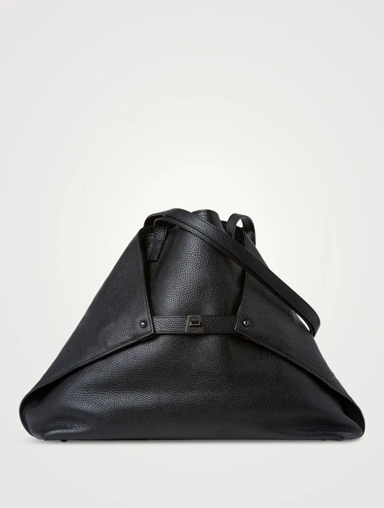 Medium Ai Leather Shoulder Bag