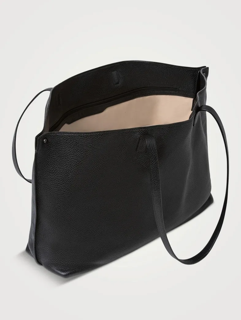 Medium Ai Leather Shoulder Bag