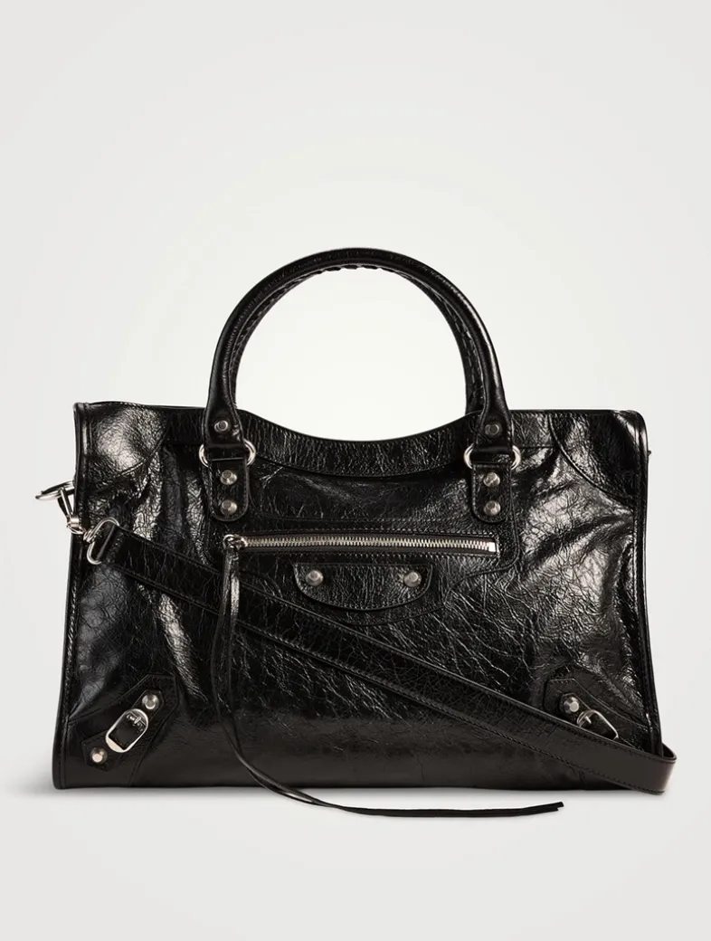 Medium Le City Leather Satchel