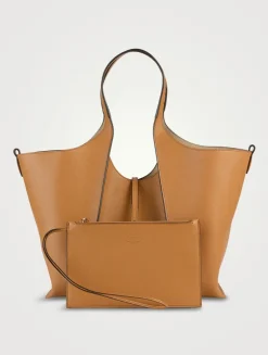 Medium T Timeless Leather Shopping Bag