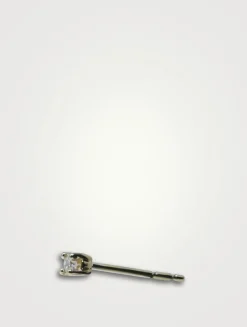 Mel Soldera 14K Gold Diamond Stud Earring