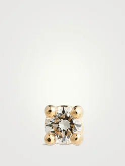 Mel Soldera 14K Gold Diamond Stud Earring