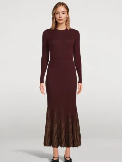 Mila Rib-Knit Dress