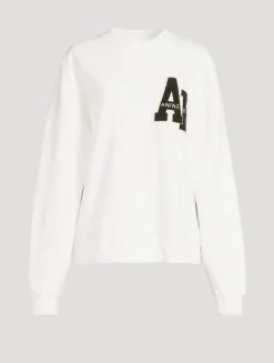 Miles Oversized Letterman Sweatshirt