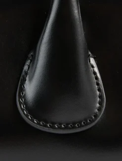 Mini Boat East-West Leather Satchel