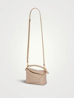Mini Puzzle Edge Leather Bag