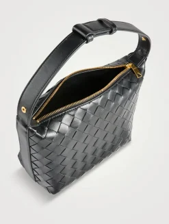 Mini Wallace Intrecciato Leather Shoulder Bag