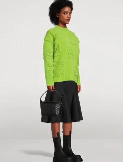 Mini Wallace Intrecciato Leather Shoulder Bag