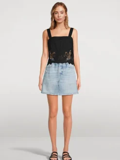 Miramar Terry Mini Skirt