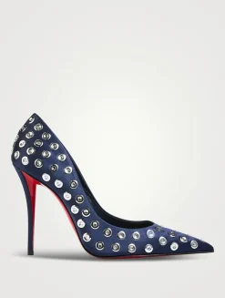 Miss Z Boum Boum Mirror Satin Pumps