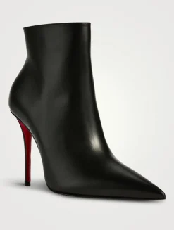 Miss Z Leather Ankle Boots