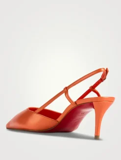 Miss Z Leather Slingback Pumps