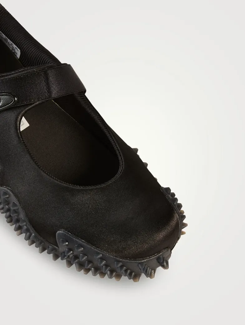 Mostro Fey Satin Ballerina Sneakers