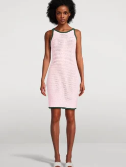 Mouliné Mini Dress