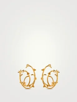 O Flower Earrings