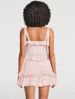 Ollyn Smocked Mini Skirt