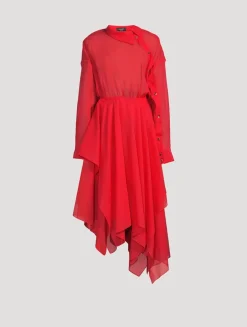 Organza Shirt Dress