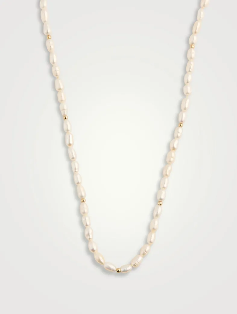 Ovalette Pearl Necklace