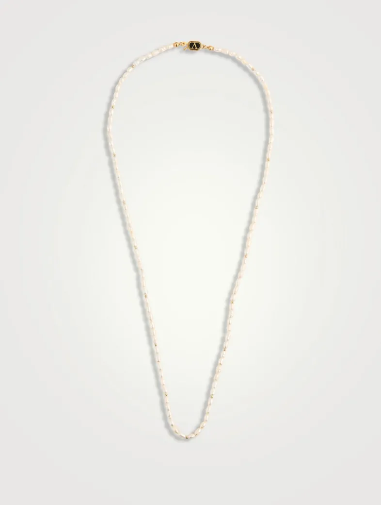 Ovalette Pearl Necklace
