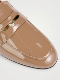 Patent Leather Penny Loafers