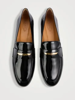 Patent Leather Penny Loafers