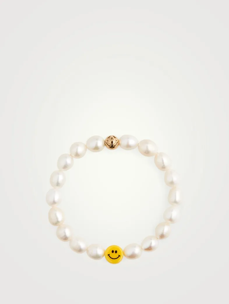 Pearl Smiley Bracelet