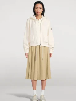 Pleated Midi Skirt