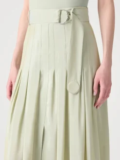 Pleated Midi Skirt