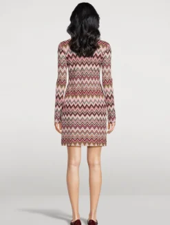 Polo Dress In Chevron Print