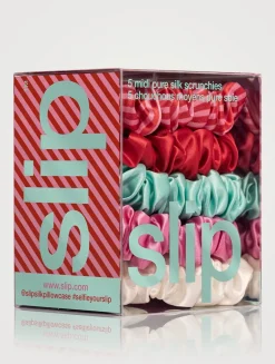 Pure Silk Midi Scrunchies - Gelati