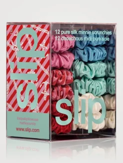 Pure Silk Minnie Scrunchies - Sundown