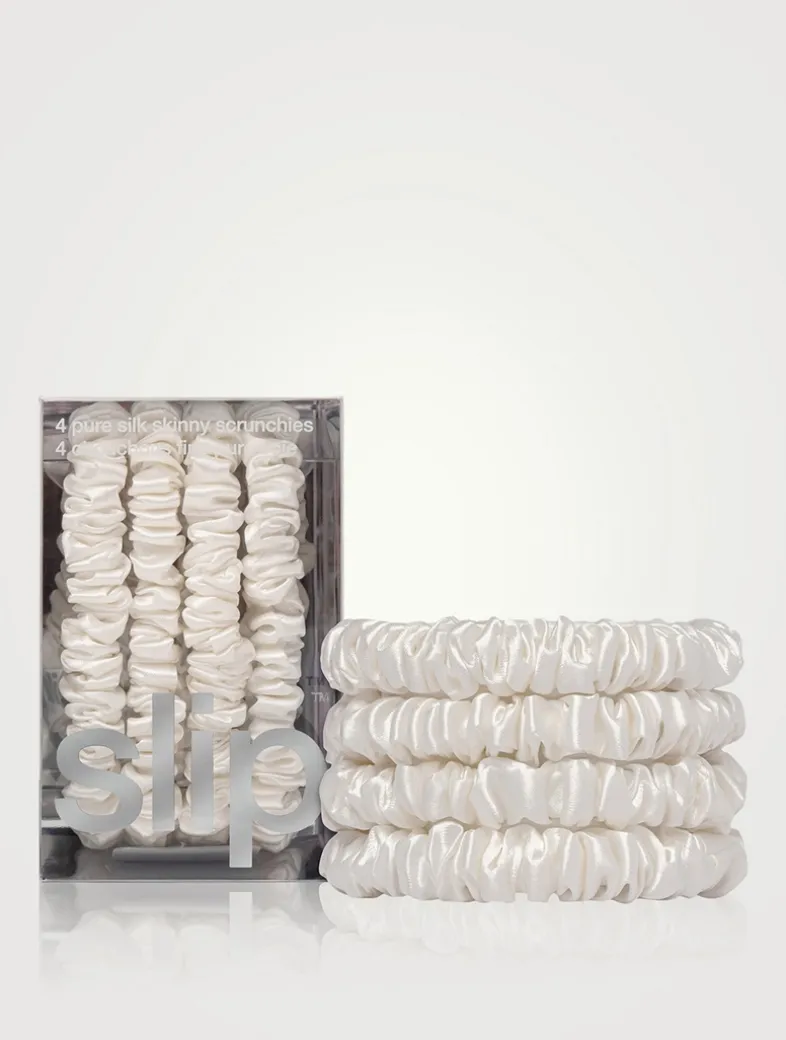 Pure Silk Skinny Scrunchies