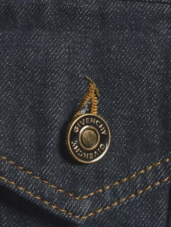 Raw Denim Cinched Jacket