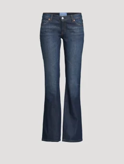 Reformation x Devon Lee Carlson Kenny Low-Rise Bootcut Jeans