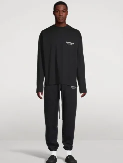 Relaxed Logo Long-Sleeve T-Shirt