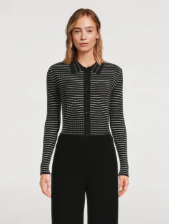 Rib-Knit Cardigan