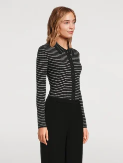 Rib-Knit Cardigan